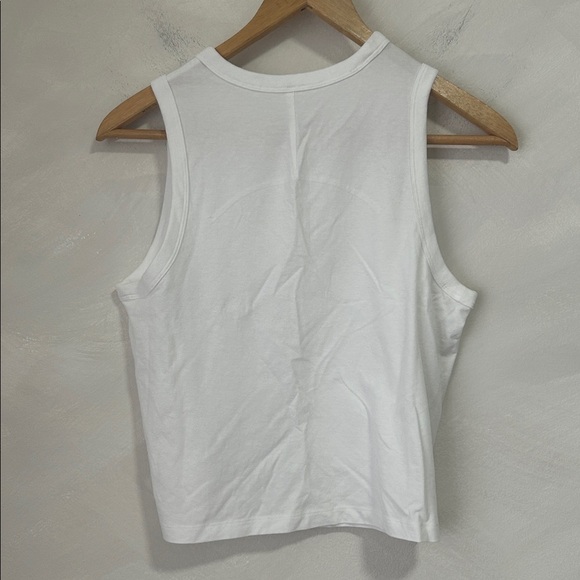 Lululemon Classic-Fit Cotton-Blend Tank Top, White size small - Picture 5 of 6